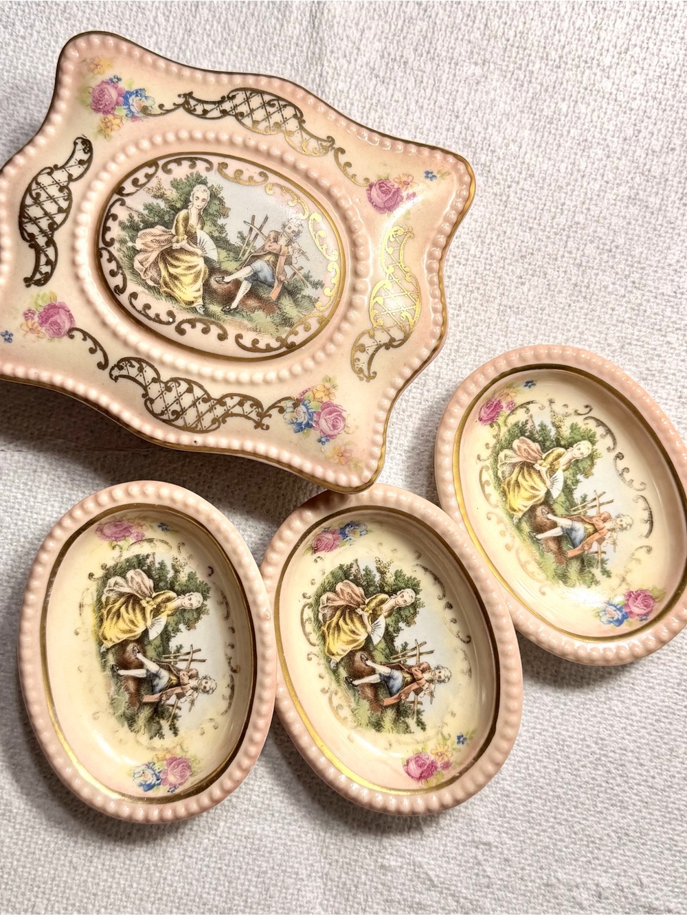 VTG Bethwood Royal China Mid 20th Century Vanity Set
